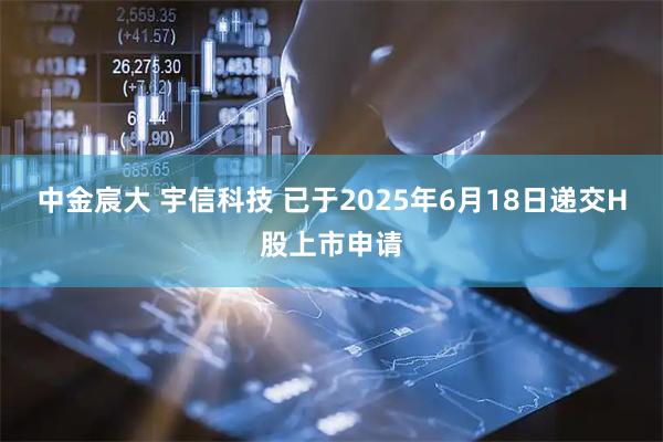 中金宸大 宇信科技 已于2025年6月18日递交H股上市申请